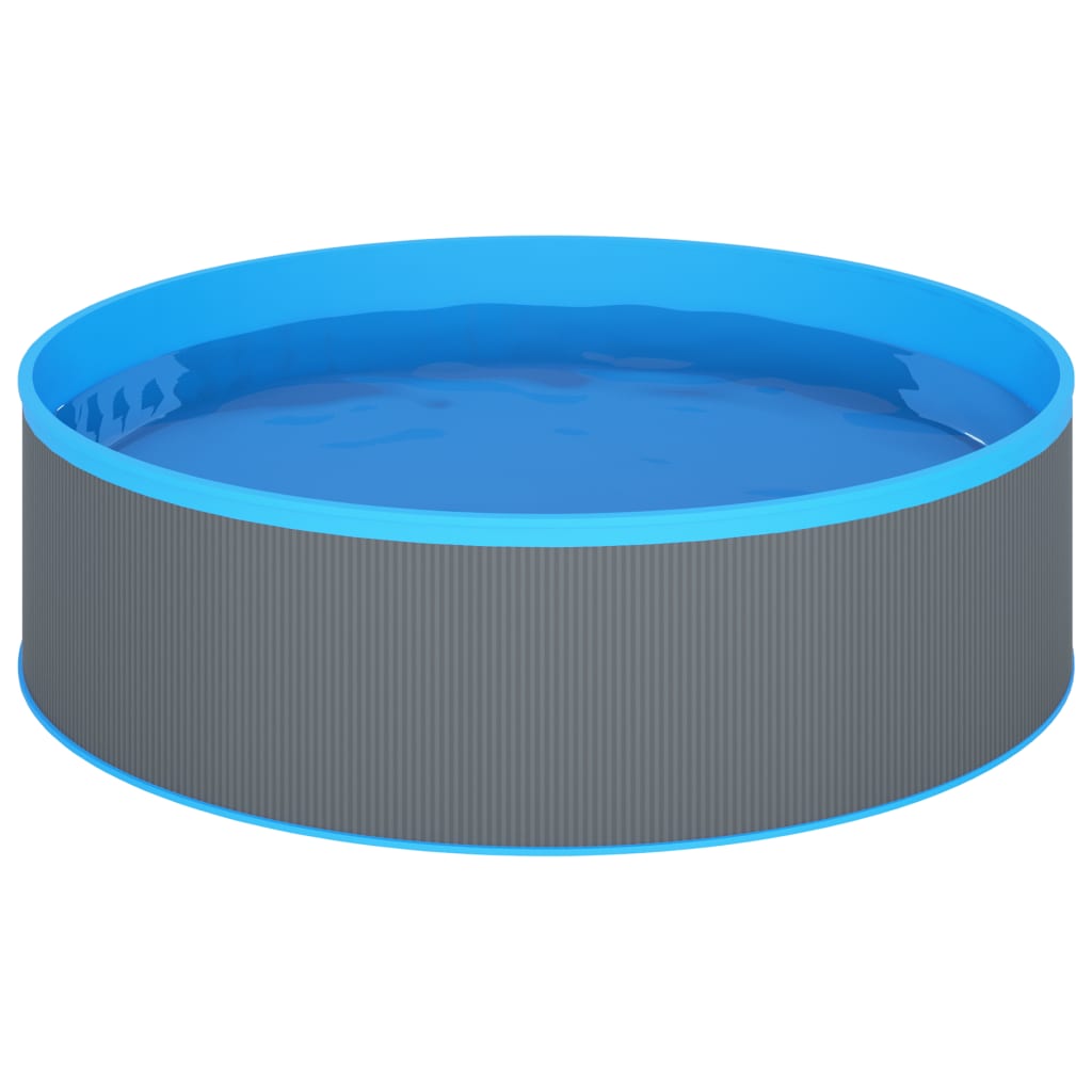 VidaXL Splasher pool met hangende skimmer en pomp 350x90 cm grijs