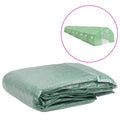 Vidaxl kashoes vervangend (36 m²) 300x1200x200 cm groen