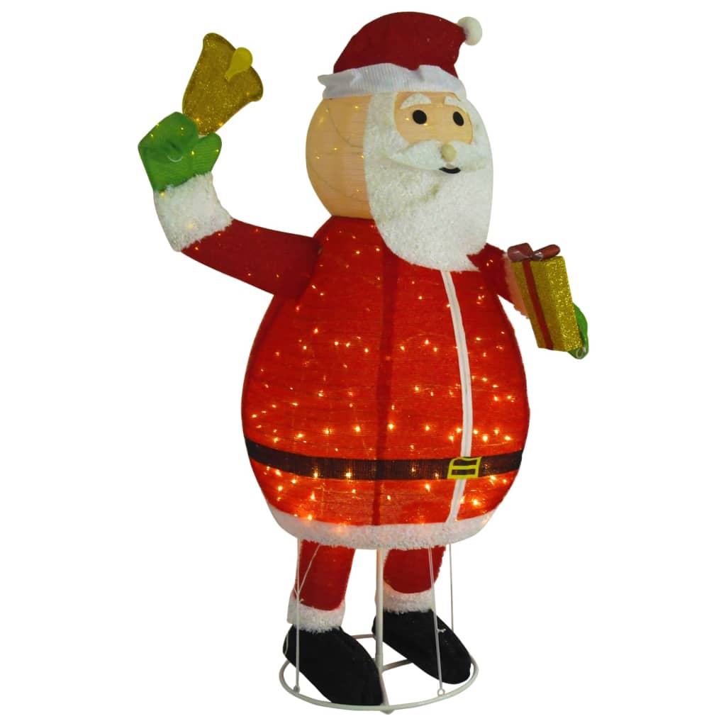 Vidaxl kerstman decoratief led 180 cm luxe stof