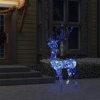 Vidaxl kerstversiering rendier 140 led's 120 cm acryl blauw