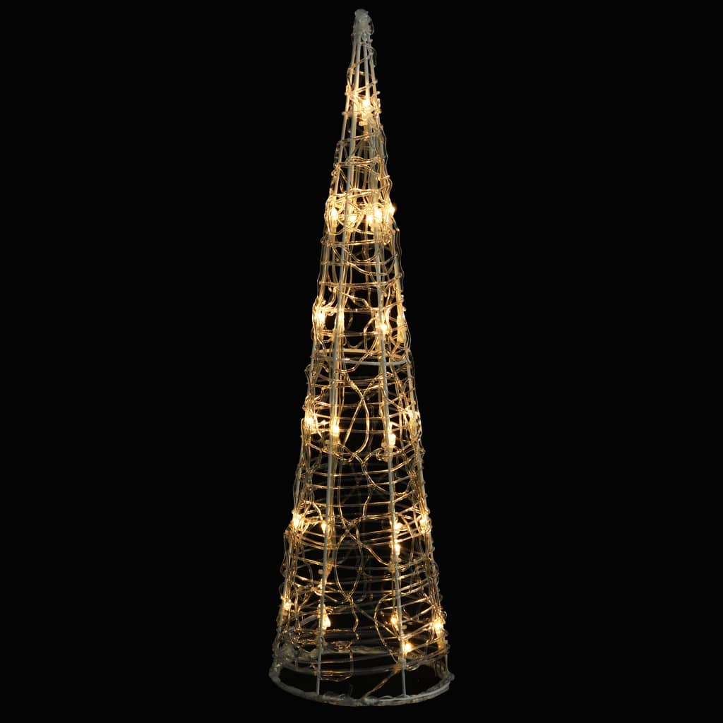 VidaXL Lichtkegel decoratief LED 60 cm warmwit acryl