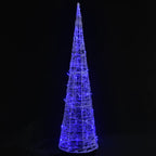 Vidaxl lichtkegel decoratief led blauw 90 cm acryl