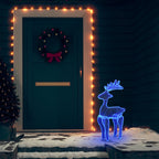 Vidaxl kerstversiering rendier met mesh 306 led's 60x24x89 cm
