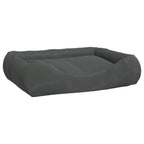 VidaXL Hondenbed met kussens 75x58x18 cm oxford stof donkergrijs