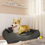 VidaXL Hondenbed met kussens 75x58x18 cm oxford stof donkergrijs