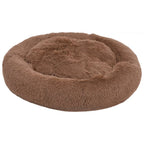 VidaXL Honden-/kattenkussen wasbaar 90x90x16 cm pluche bruin