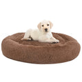 VidaXL Honden-/kattenkussen wasbaar 90x90x16 cm pluche bruin