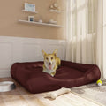 VidaXL Hondenmand 120x100x27 cm kunstleer bruin