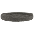 VidaXL Hondenmand 70x55x23 cm pluche donkergrijs