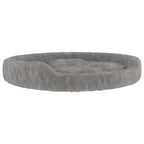 VidaXL Hondenmand 90x70x23 cm pluche grijs