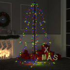 Vidaxl kegelkerstboom 200 led's binnen en buiten 98x150 cm