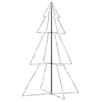 Vidaxl kegelkerstboom 240 led's binnen en buiten 118x150 cm