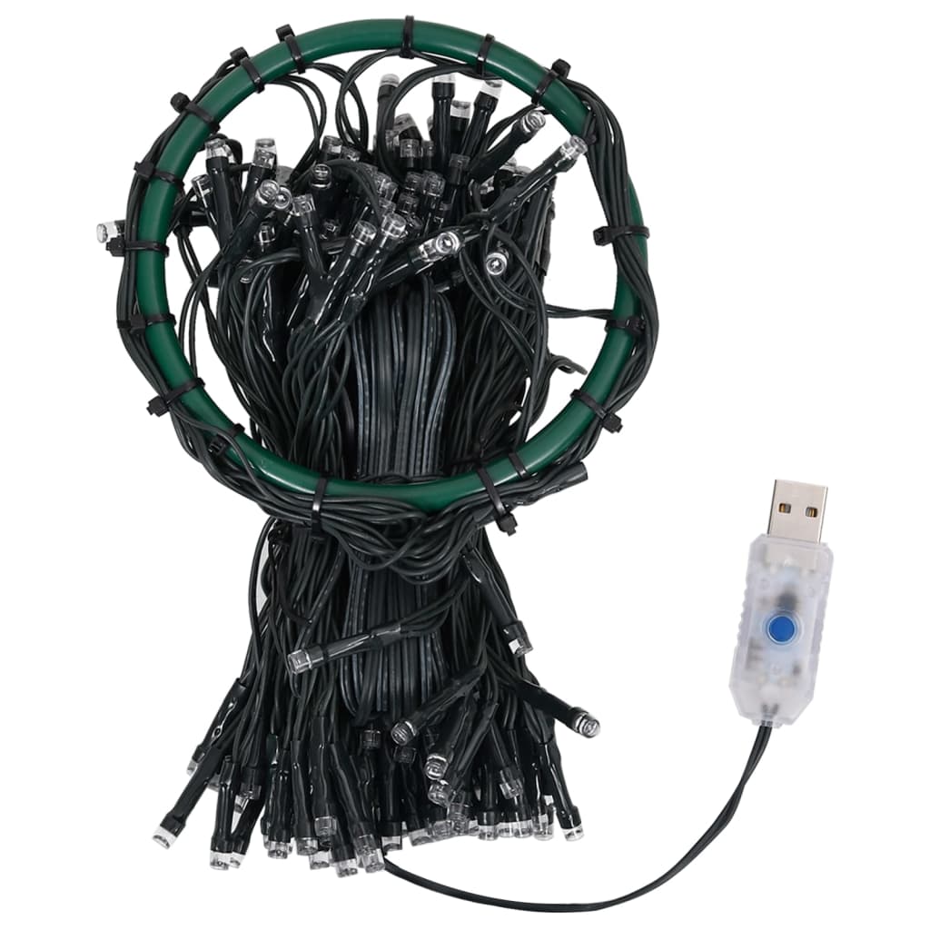 Vidaxl kerstboomverlichting met 180 led's koudwit net 180 cm