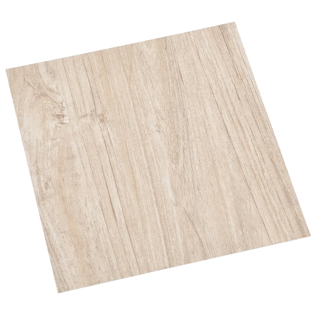 Vidaxl vloerplanken 20 st zelfklevend 1,86 m² pvc lichtbruin