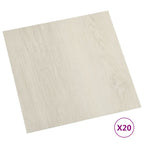 Vidaxl vloerplanken 20 st zelfklevend 1,86 m² pvc beige