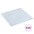 Vidaxl vloerplanken 20 st zelfklevend 1,86 m² pvc wit marmerpatroon