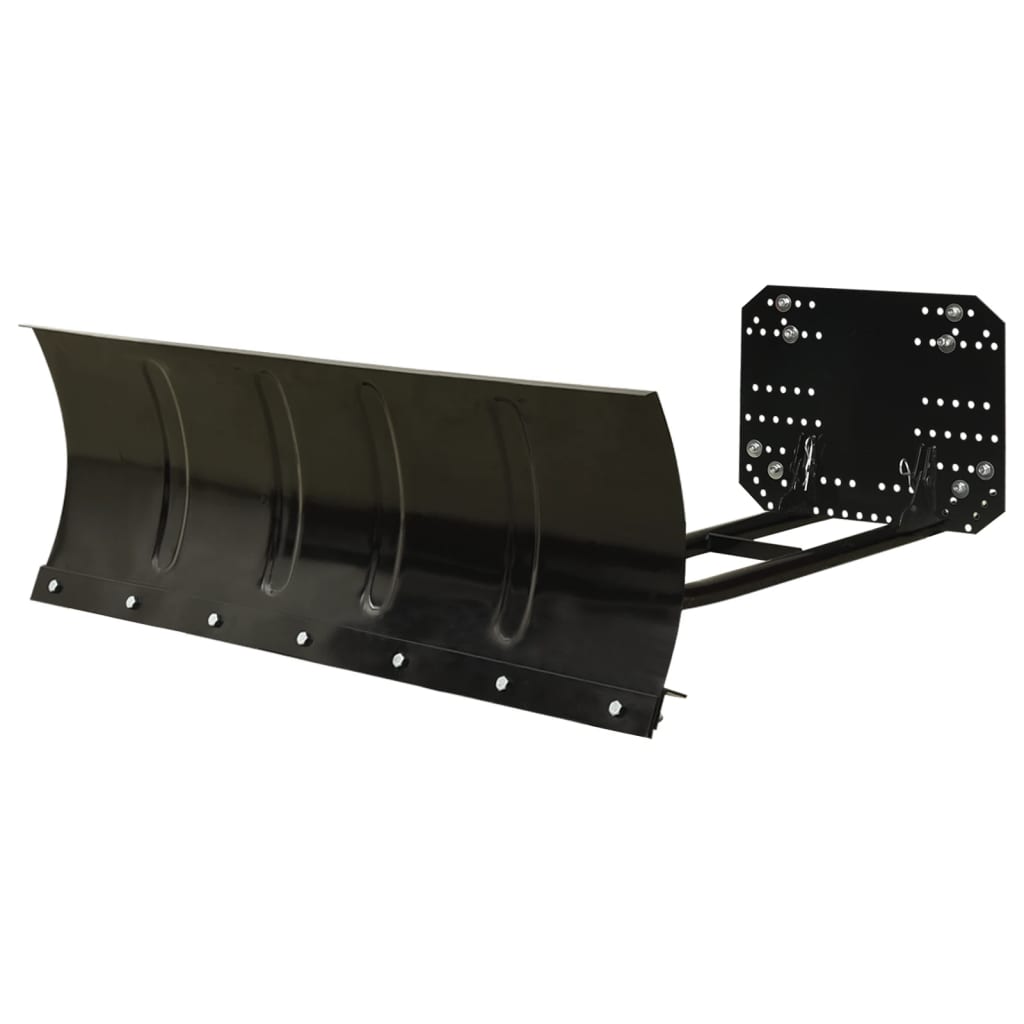 VidaXL Sneeuwploeg voor ATV 115x38 cm zwart