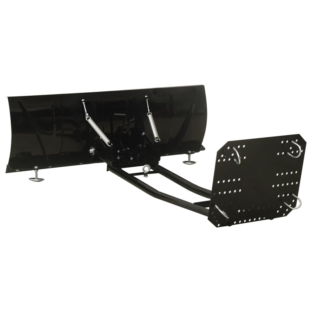 VidaXL Sneeuwploeg voor ATV 115x38 cm zwart