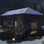 VidaXL Kerstverlichting ijspegel met 40 LED's acryl blauw