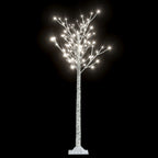 VidaXL Kerstboom wilg met 140 koudwitte LED's binnen en buiten 1,5 m