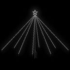 VidaXL Kerstboomverlichting waterval met 400 LED's binnen buiten 2,5 m