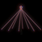 VidaXL Kerstboomverlichting 400 LED's binnen buiten 2,5 m meerkleurig