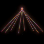 VidaXL Kerstboomverlichting 576 LED's binnen buiten 3,6 m meerkleurig