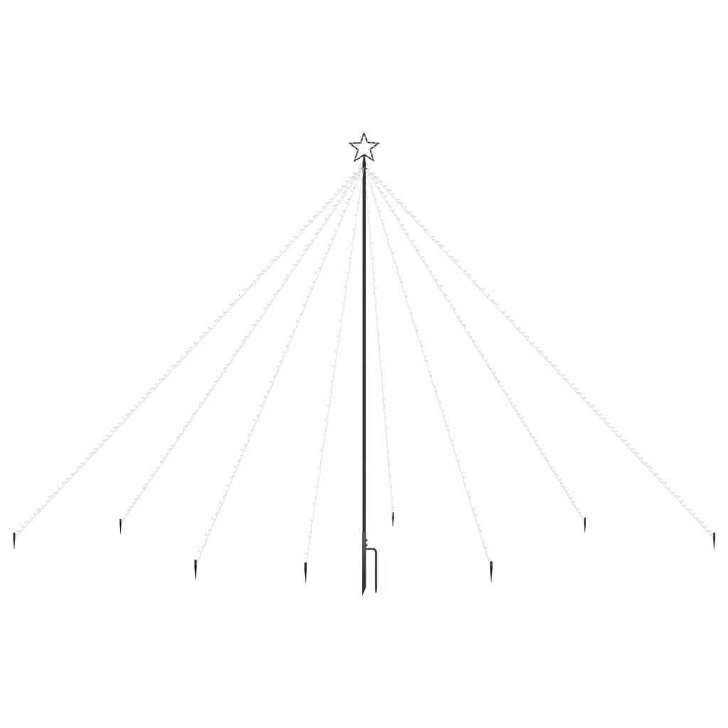 VidaXL Kerstboomverlichting 576 LED's binnen buiten 3,6 m meerkleurig