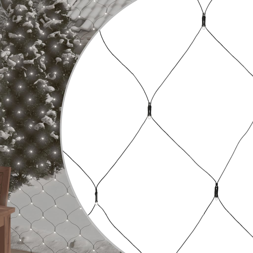 Vidaxl kerstnetverlichting 544 led's binnen en buiten 4x4 m koudwit