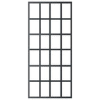Vidaxl schuifdeur 90x205 cm esg-glas en aluminium zwart