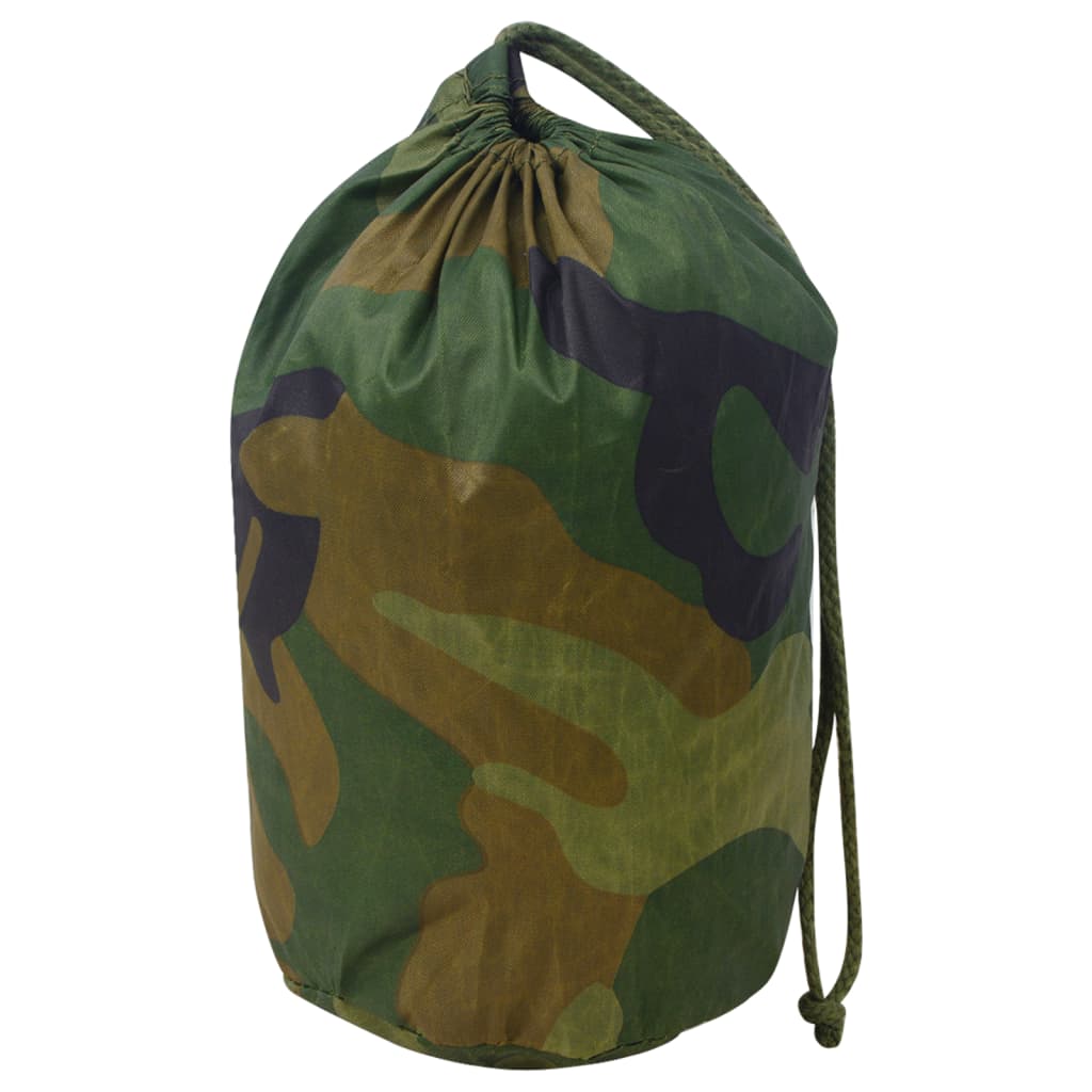 Vidaxl camouflagenet met opbergtas 2x7 m groen