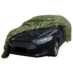 Vidaxl camouflagenet met opbergtas 5x5 m groen