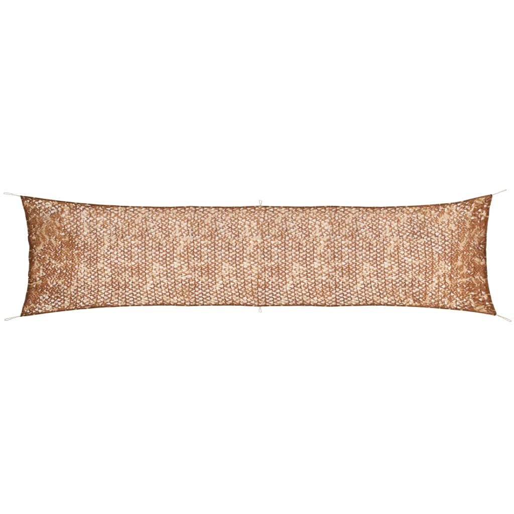 VidaXL Camouflagenet met opbergtas 1,5x8 m beige