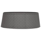 VidaXL Kerstboomrok Ø54x19,5 cm bruin
