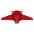 VidaXL Kerstboomstandaard 55,5x55,5x15 cm rood