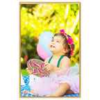 VidaXL Fotolijsten 3 st voor wand of tafel 13x18 cm MDF goudkleurig