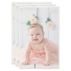 Vidaxl fotolijsten 3 st voor tafel 13x18cm mdf zilverkleurig