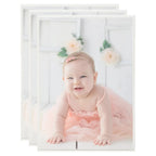 Vidaxl fotolijsten 3 st voor wand of tafel 18x24 cm mdf zilverkleurig