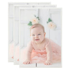 VidaXL Fotolijsten 3 st voor wand of tafel 29,7x42 cm MDF zilverkleur