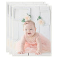 VidaXL Fotolijsten 3 st voor wand 40x50 cm MDF zilverkleurig