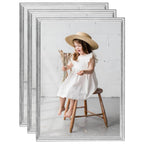 VidaXL Fotolijsten 3 st voor tafel 18x24cm MDF zilverkleurig