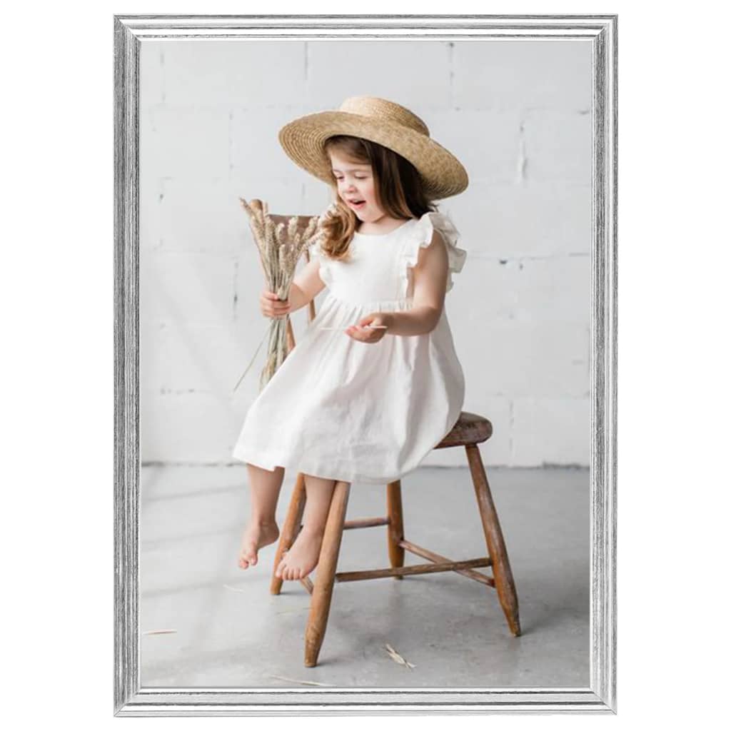 VidaXL Fotolijsten 3 st voor tafel 18x24cm MDF zilverkleurig
