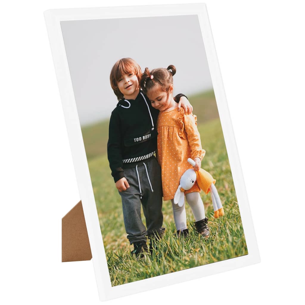 VidaXL Fotolijsten 3 st voor wand of tafel 70x90 cm MDF wit