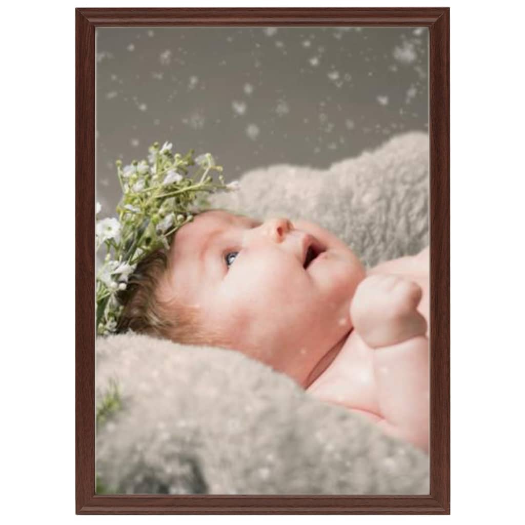 VidaXL Fotolijsten 3 st voor wand of tafel 50x70 cm donkerrood