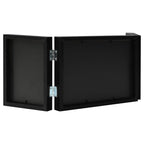 Vidaxl fotolijst drieluik 22x15 cm+2x(10x15 cm) zwart