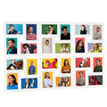 Vidaxl fotolijst voor 24x(10x15 cm) foto mdf wit