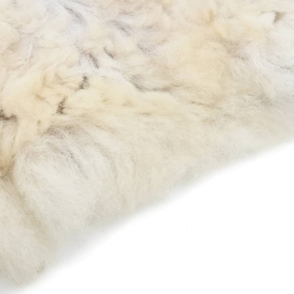Vidaxl schapenvacht (60-70)x(90-100) cm crèmekleurig