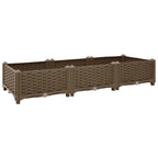 Vidaxl plantenbak verhoogd 120x40x23 cm polypropyleen