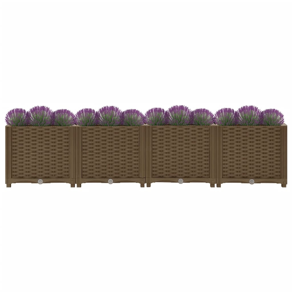 Vidaxl verhoogd bed 160x40x38 cm polypropyleen