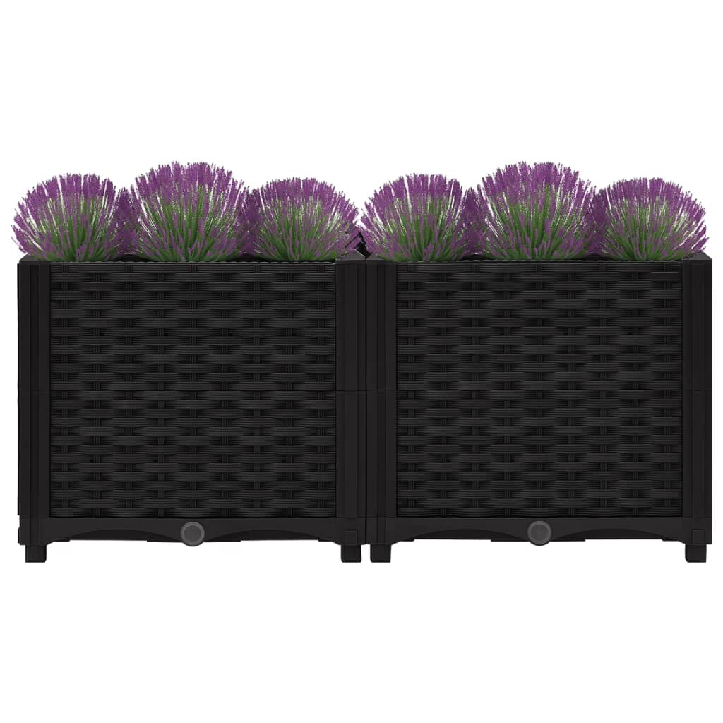 Vidaxl verhoogd bed 80x40x38 cm polypropyleen